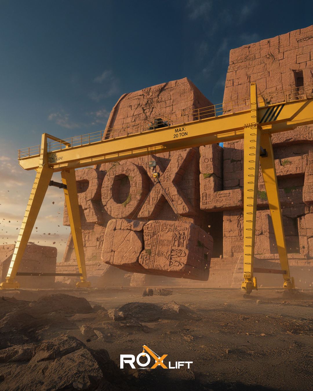 RoxLift verimli süreç gösterimi